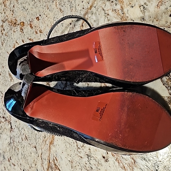 Nadara Black Lace Heels - Picture 7 of 9